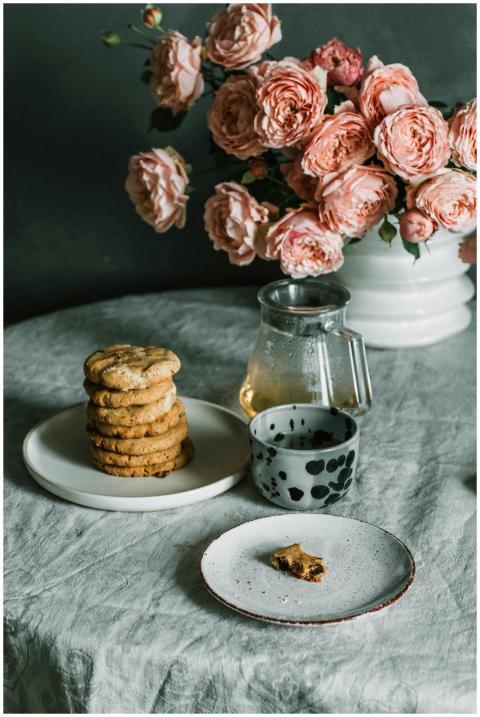 Enjoy rustic elegance with homemade cookies and te