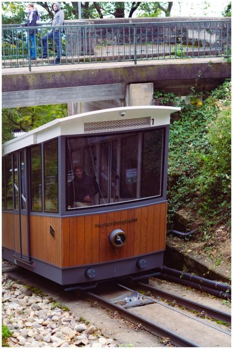 Free stock photo of train uphill