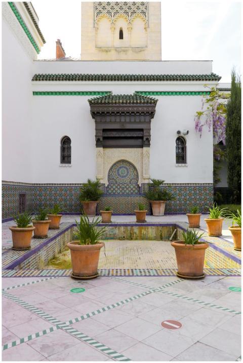 Discover a traditional Moroccan courtyard with vib