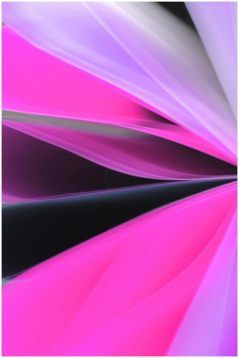 Dynamic abstract light art with vivid pink and pur