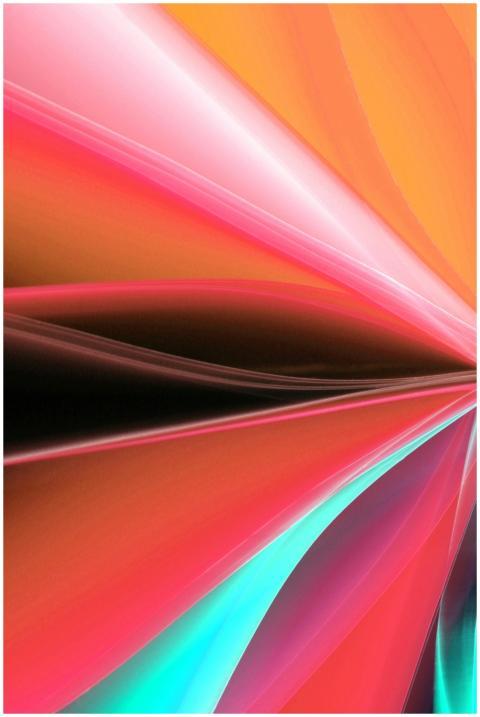 Dynamic abstract lines of vibrant colors create a