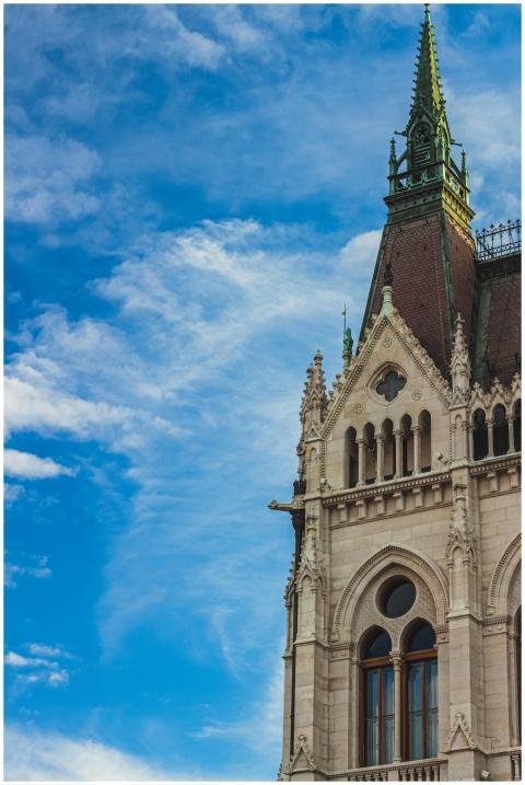 Stunning view of the intricate Neo-Gothic details