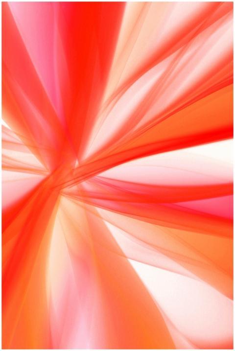 Dynamic abstract image featuring vibrant red and p