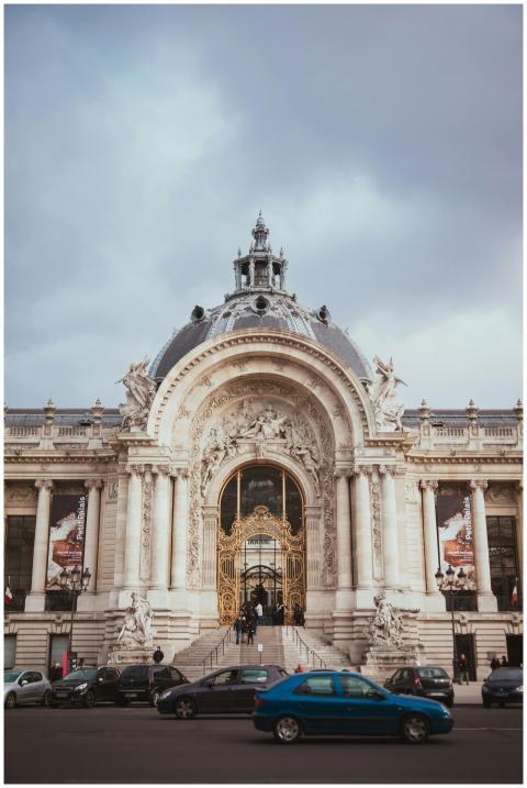 Elegant facade of Petit Palais in Paris captured o