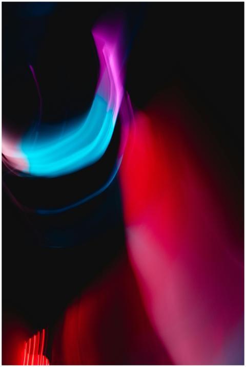 Vibrant abstract image of colorful light streaks c