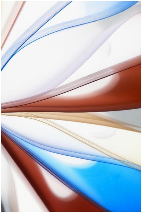 Dynamic abstract image featuring flowing curves an