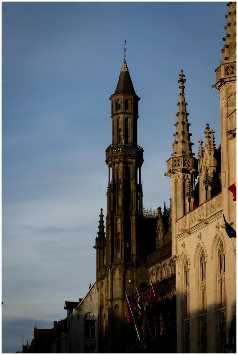Stunning Gothic architecture in Bruges captured du