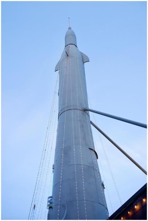 Tall Rocket Against Clear