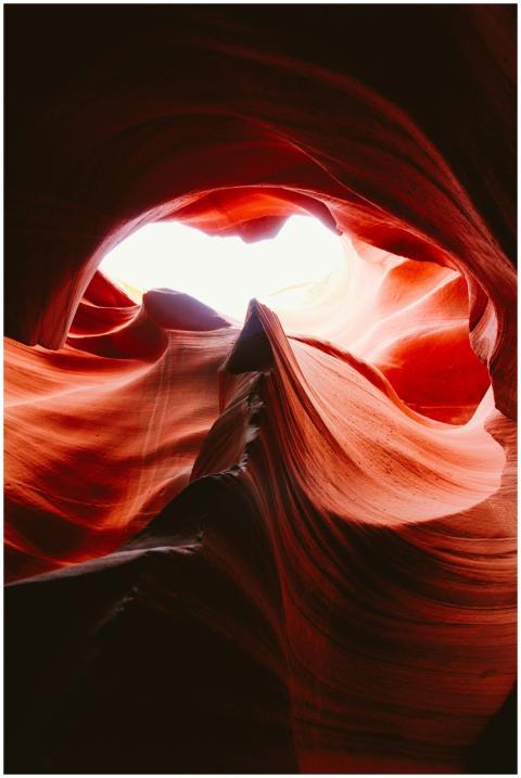 Explore a surreal view of red rock canyon formatio