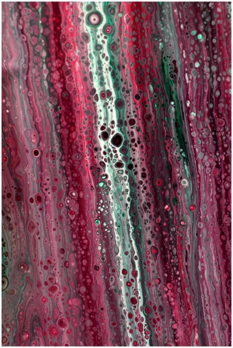 Vibrant Abstract Fluid Art