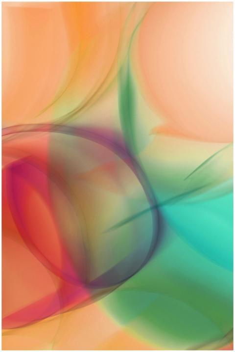 Vibrant abstract art with flowing wave-like patter