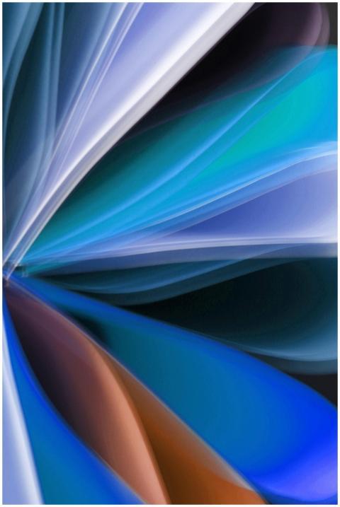 Vibrant abstract art featuring fluid multicolored