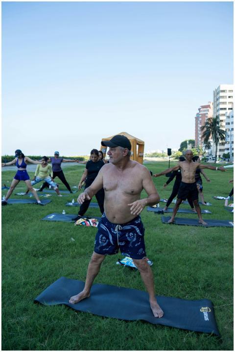 Group Outdoor Yoga Class