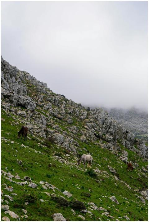 A scenic mountain landscape in Tetouan, Morocco wi