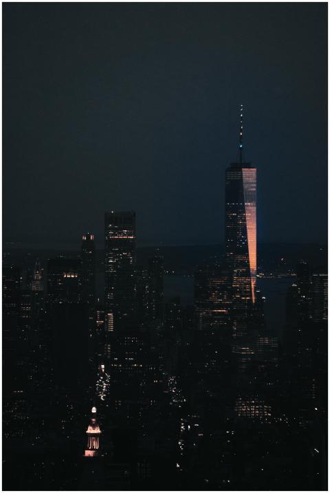 A captivating view of New York City's skyline at n
