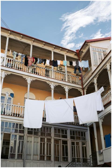Traditional Balcony Tbilisi Laundry