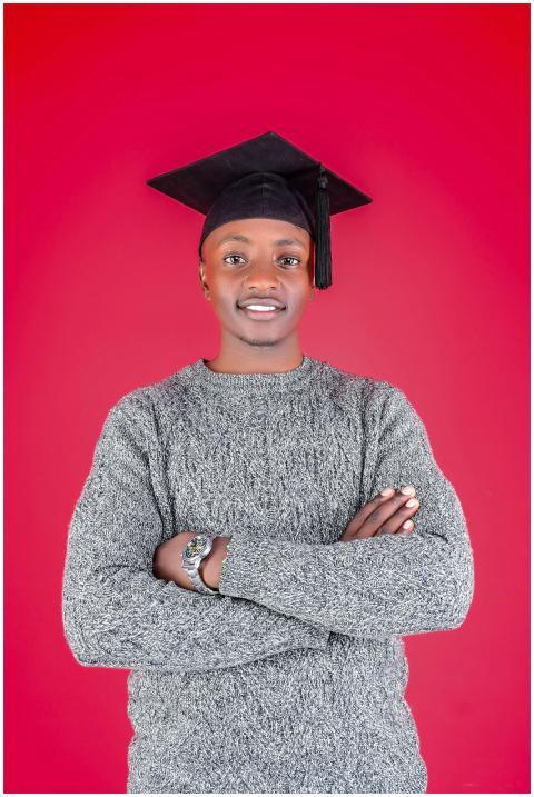 Portrait Young Graduate Cap