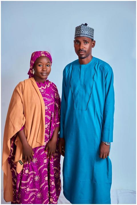 Traditional African Attire Portrait