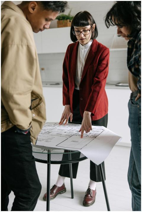 A real estate professional discusses architectural