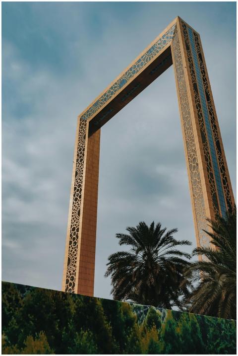 From below exterior of creative contemporary const