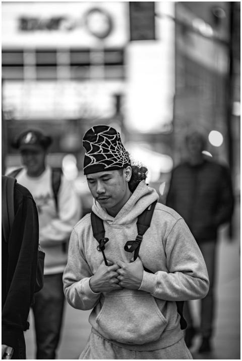 Candid Street Portrait Young