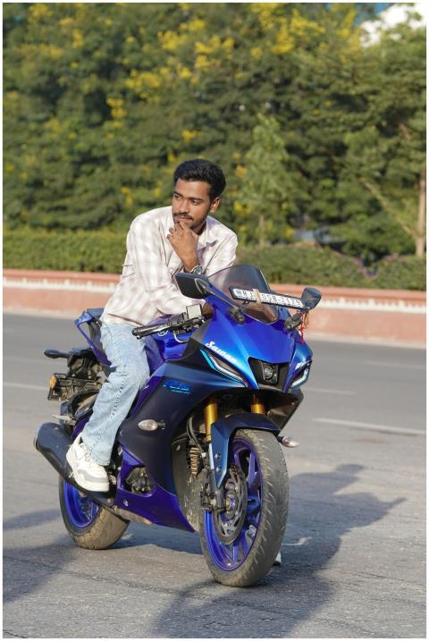 Young Man Posing Sporty