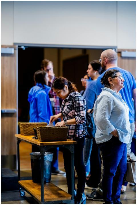 Diverse Group Gathering Indoor