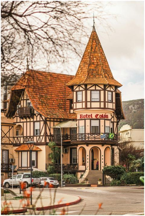 Explore the picturesque architecture of Hotel Coló