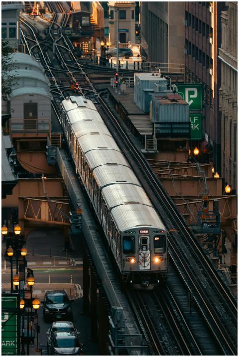 Captivating view of a train navigating through the