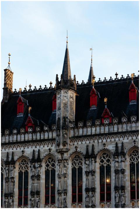 Gothic-style building with ornate details and spir