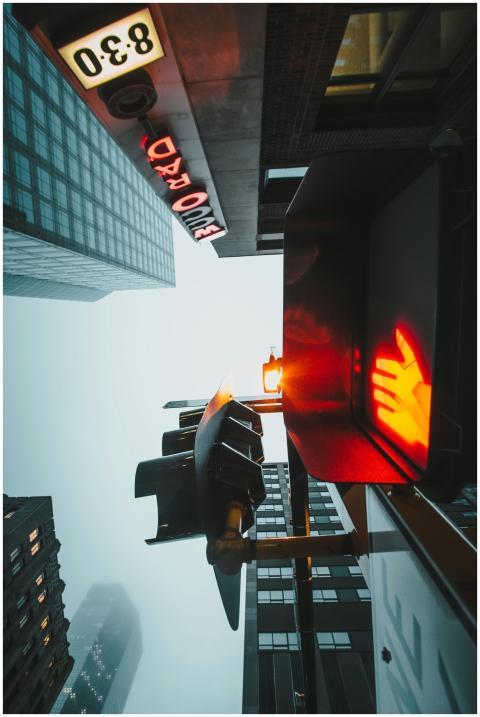 Urban cityscape of Minneapolis at dusk featuring s
