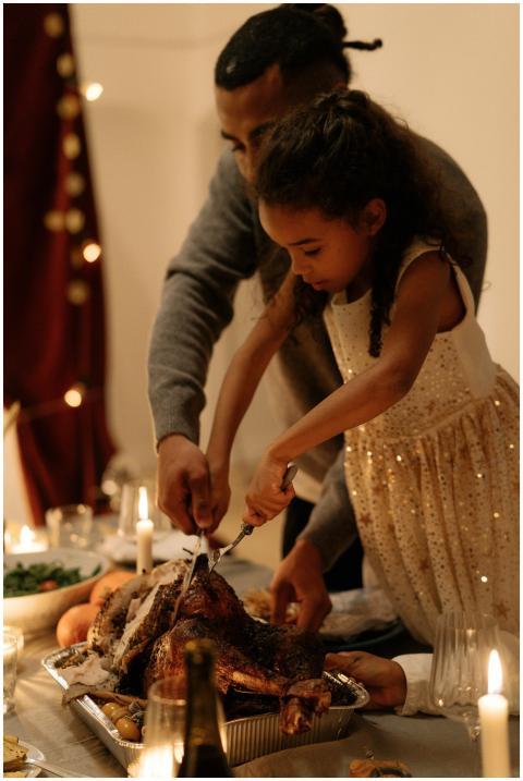 A father and daughter sharing a festive moment car