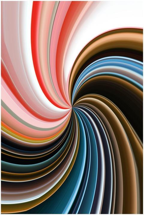 Dynamic abstract swirl with vibrant colors creatin