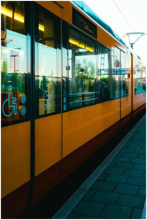 Modern Tram Station Baden