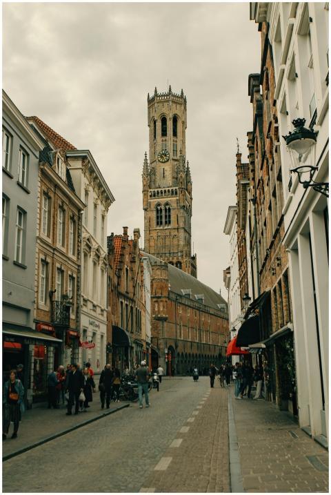 Explore the historic Belfry Tower on a picturesque