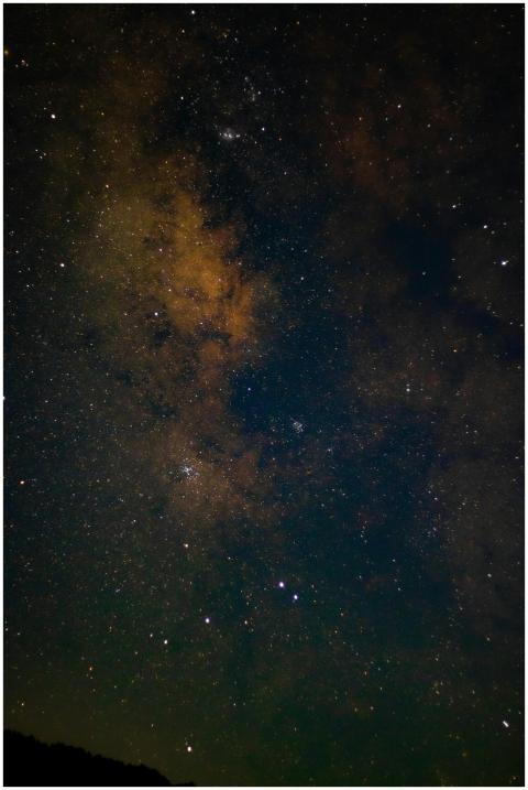 Stunning image capturing the Milky Way with vivid