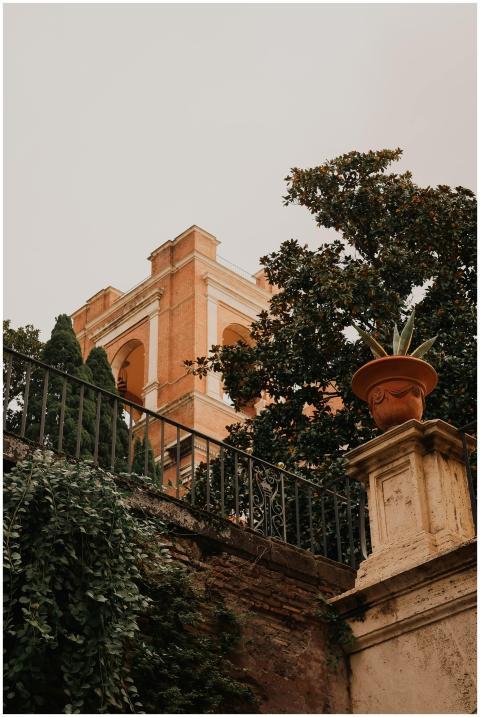 Captivating view of a historic building amidst lus
