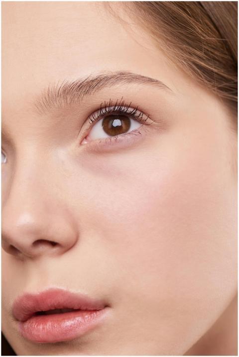 Close-up portrait capturing the natural beauty and