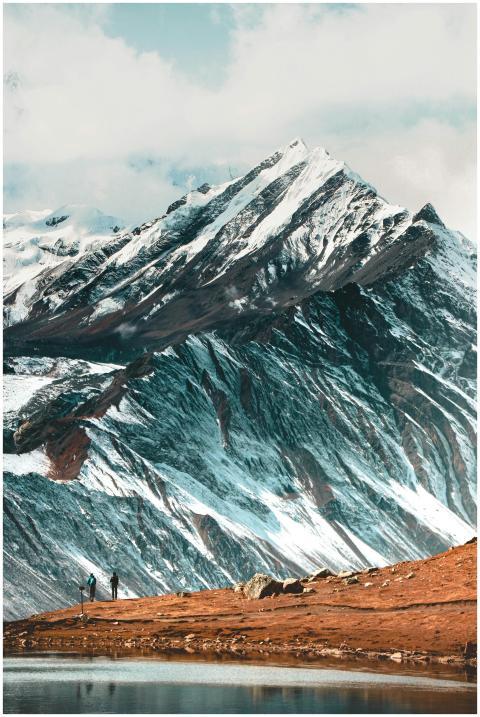 Captivating view of the Himalayas with snowy peaks