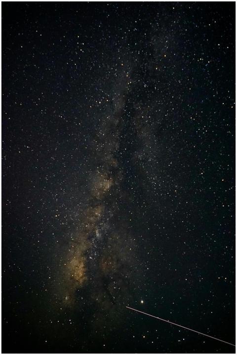 Captivating view of the Milky Way galaxy in a clea