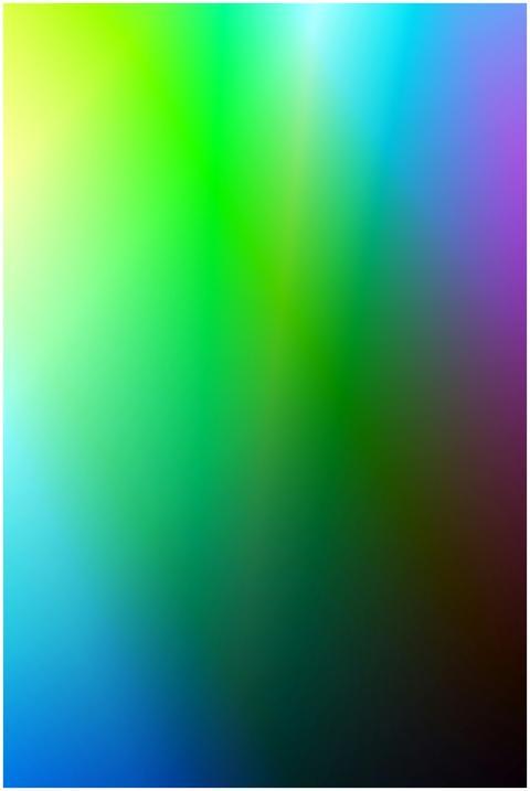 Colorful gradient blending vibrant hues for artist