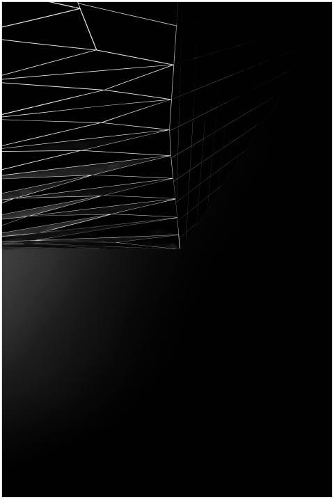 Modern abstract design featuring angled white line