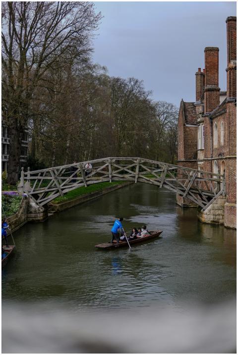 Punting Under Mathematical Bridge