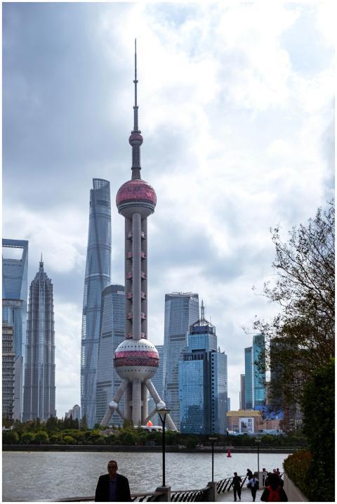 Shanghai Skyline Featuring Oriental