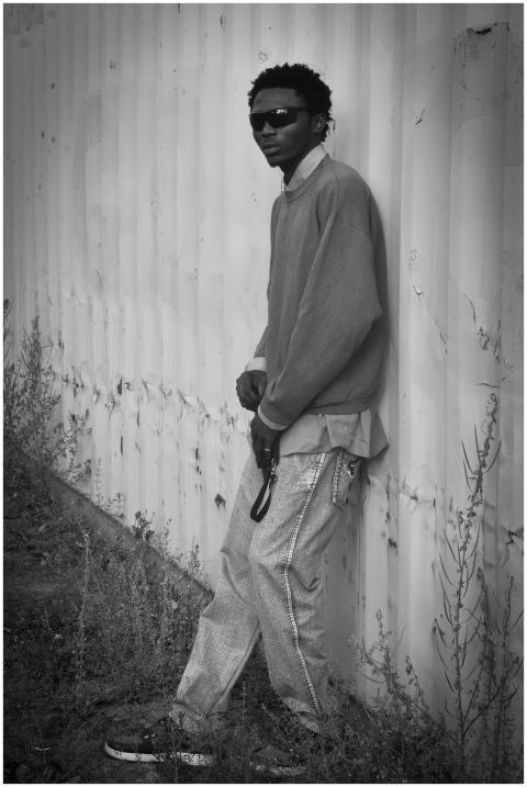 Stylish Man Sunglasses Against