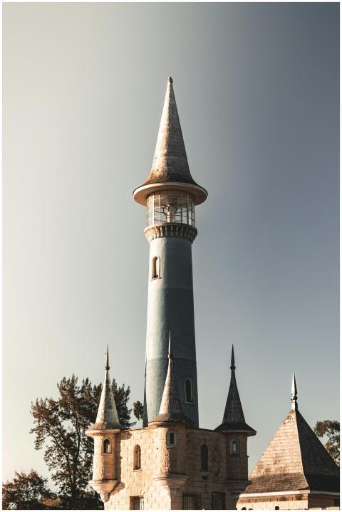 Majestic gothic architecture tower in La Plata, Ar