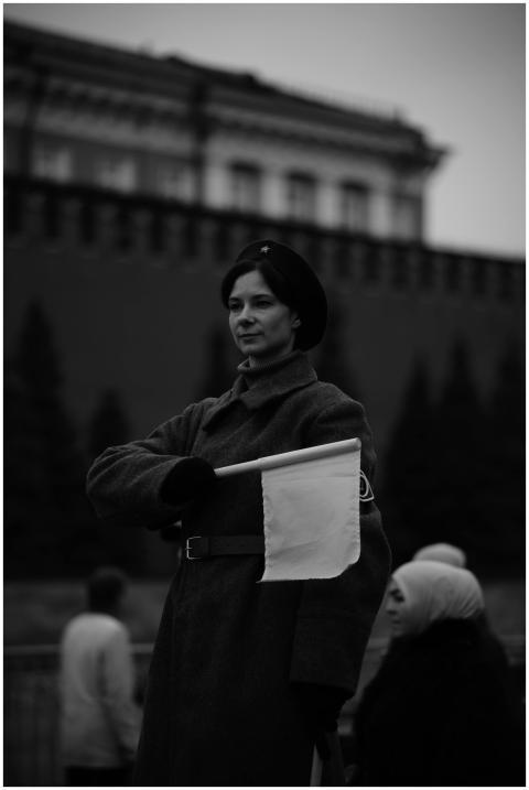 Retro Black White Parade