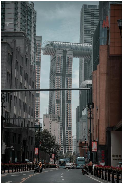 Explore the striking modern architecture in Chongq