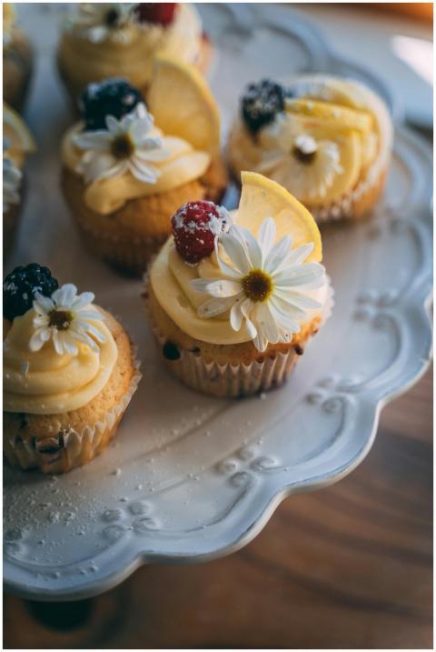 Savor the delight of beautifully decorated cupcake