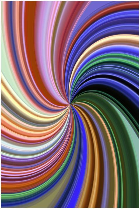 Vibrant abstract swirl pattern with diverse colors